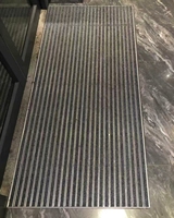 Tapis d'entrée en aluminium robuste pour hôtels, banques, aéroports, bâtiments publics, tapis encastré en alliage d'aluminium, résistant à la corrosion