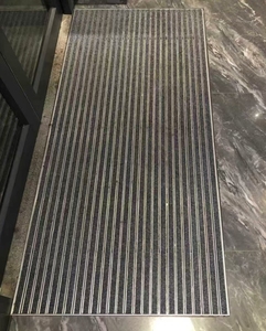 <span class=keywords><strong>Tapis</strong></span> <span class=keywords><strong>d</strong></span>'<span class=keywords><strong>entrée</strong></span> en aluminium robuste pour hôtels, banques, aéroports, bâtiments publics, <span class=keywords><strong>tapis</strong></span> encastré en alliage <span class=keywords><strong>d</strong></span>'aluminium, résistant à la corrosion - Product Image 1
