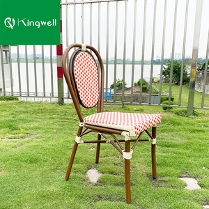 <strong>Rattan</strong> Furniture Patio Chair <strong>Set</strong> <strong>Bistro</strong> Chair Wicker Pe Outdoor Waterproof Fabric French Garden <strong>Set</strong> for Cafe - Product Image 3