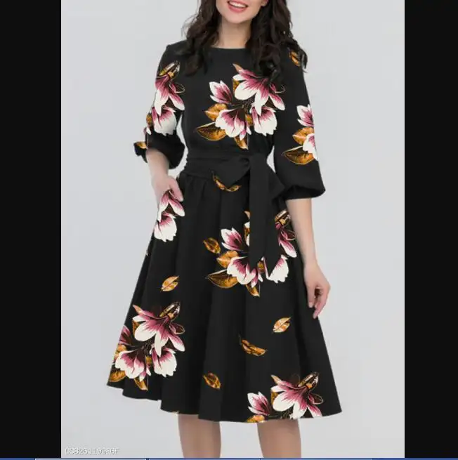 Оптовая продажа 2022 модные сексуальные женские осенние и зимние женские теплые платья с длинным рукавом (C9053)