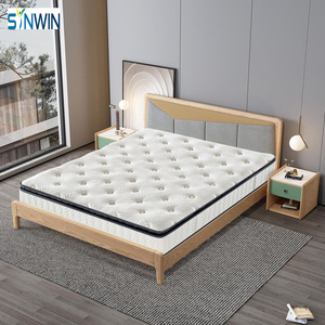 <span class=keywords><strong>Matelas</strong></span> à ressorts Bonnell à soutien ferme avec <span class=keywords><strong>mousse</strong></span> haute densité de 25 cm et couche supérieure moelleuse - Product Image 3