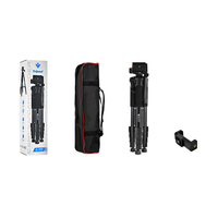 Dudukan Tripod paduan aluminium dengan tiga dimensi kepala Tripod untuk kamera SLR