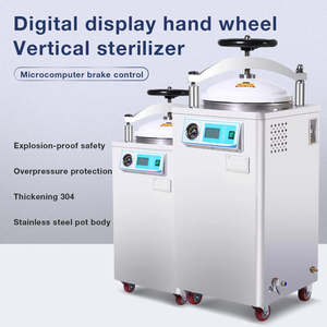 Autoclave Vertical Z01 de 24L, Esterilizador Digital a Vapor, Equipo de Esterilización Industrial de Alta Presión para Laboratorio - Product Image 5