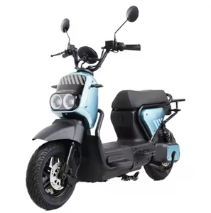 สกู๊ตเตอร์สำหรับผู้ใหญ่คุณภาพสูง 48V 500W สีน้ำเงินดำ มอเตอร์ฮับหลังพร้อมเซ็นเซอร์ โครงอะลูมิเนียม ดิสก์เบรก สำหรับการเดินทางในเมือง รุ่น Zxc-282 มอเตอร์ฮับหลัง - Product Image 3