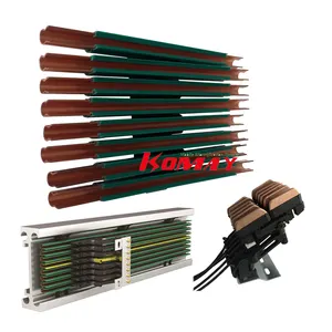 KOMAY U12 flexible copper busbar U type series insulated copper conductor busbar system