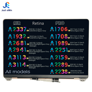 Schermo Sostitutivo A2337 LCD per <span class=keywords><strong>MacBook</strong></span> <span class=keywords><strong>Air</strong></span> M1 da <span class=keywords><strong>13</strong></span> Pollici Anno 2020 2560x1600 Assemblaggio Completo LCD di Ricambio per EMC 3598 - Product Image 2