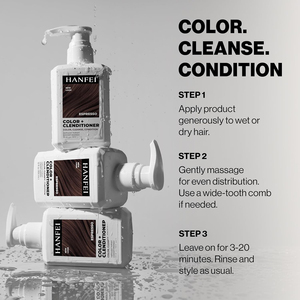 Crema Colorante e Balsamo 2-in-1 a Base di Erbe, Detergente Delicato, Colore Semi-Permanente per <span class=keywords><strong>Capelli</strong></span>, 23 Tonalità, Copre, 355ml - Product Image 4