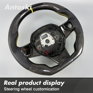 Volant de direction en fibre de carbone véritable personnalisé de style sport pour Lamborghini Aventador LP700-4 LP720-4 LP640 LP650 LP670 URUS <span class=keywords><strong>HURACAN</strong></span> - Product Image 3