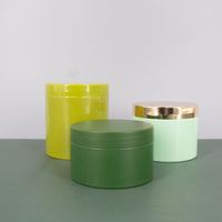 Boîtes en PET de 50 ~ 500 ml en gros d'usine boîtes de cosmétiques frais personnalisés pot en plastique de crème pour le visage