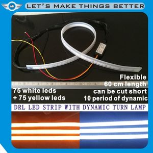 60CM Haute Luminosité Facile À Installer Séquentiel Winker Bande 18W DRL Clignotant Tube Lumière Avec 180 Pcs Led 2024 - Product Image 4