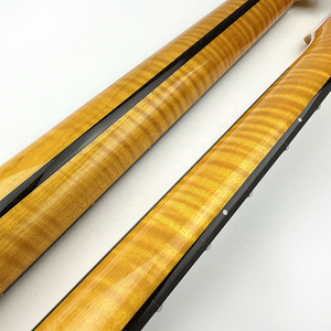 22 Frets 12 Inch Radius ST <b>Guitar</b> Neck Replacement Flame Maple ST <b>Guitar</b> Neck with RosewoodFretboard - Product Image 4