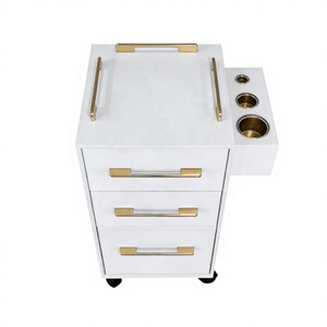Carrito de Peluquería, Mueble de Salón Multifuncional, Estante de Almacenamiento Móvil, Gabinete de Gran Capacidad para <span class=keywords><strong>Peluqueros</strong></span> - Product Image 1