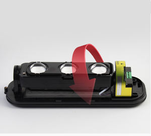 Sensore del fascio della porta del garage del laser a infrarossi del sensore del rivelatore umano di tre raggi di vendita calda - Product Image 6