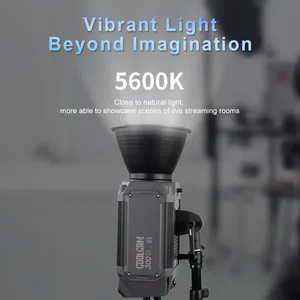 310W Max APP y DMX Controlado COOLCAM 300D (G) Daylight 5600K LED Monolito para fotografía en vivo y grabación de video Descripción general - Product Image 3