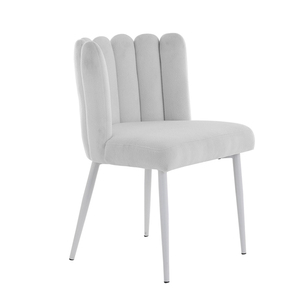 Sang trọng ngà Daisy nhung tuyết trắng ghế cho sự kiện tiệc cưới khách sạn ăn uống - Product Image 1