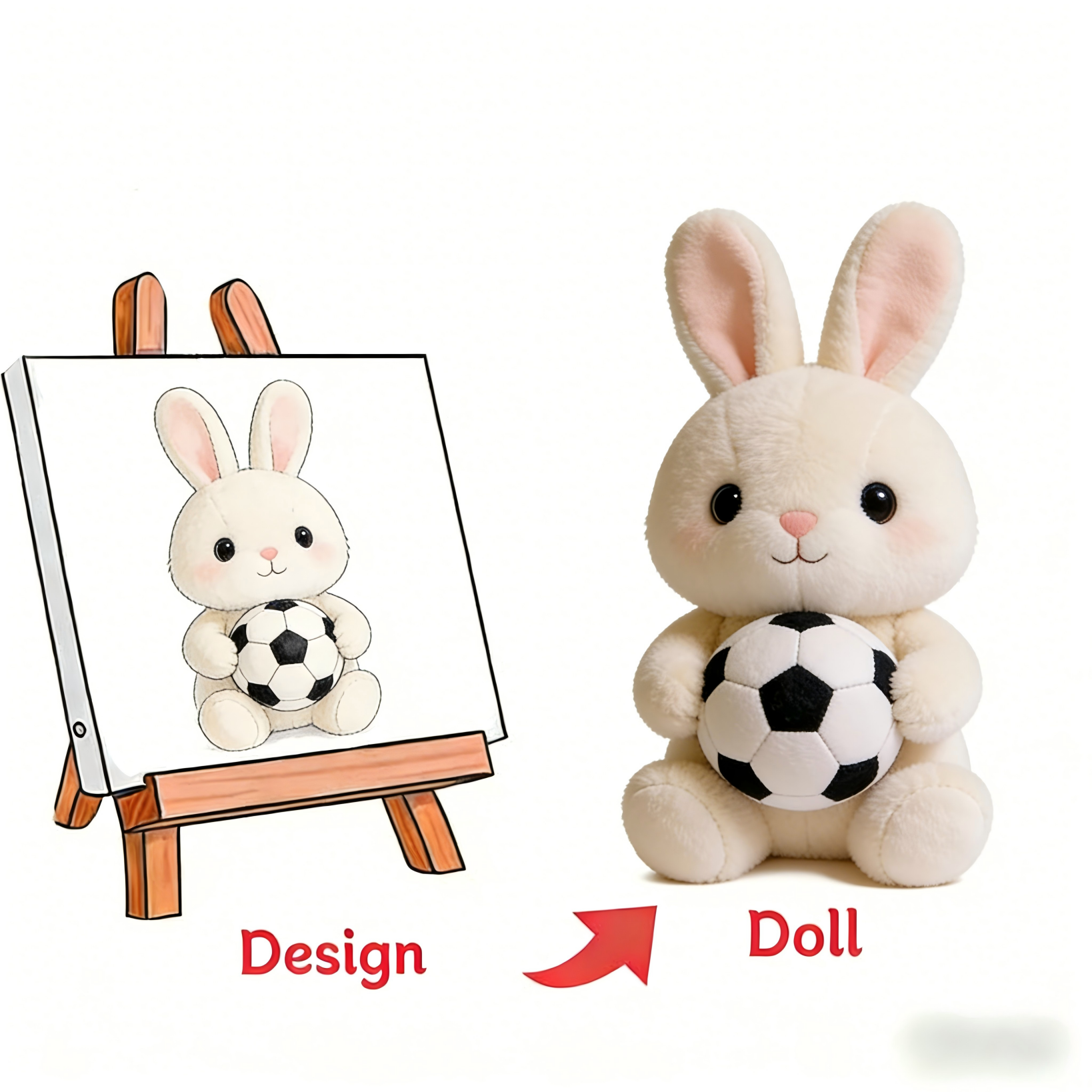 Customized sports referee plush toy
