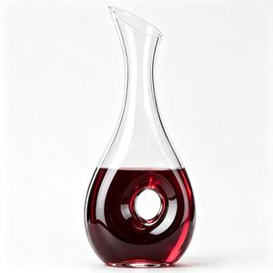 Elegante Decantador de Vino de Cristal con Forma Redonda, Empaque Personalizable, Regalo Empresarial Premium para Banquetes de Hotel - Product Image 3