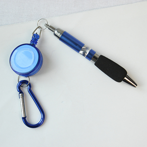 Nuova Penna a Sfera Creativa Portatile 2026 con Catena Estraibile, Portachiavi da Alpinismo - Product Image 4