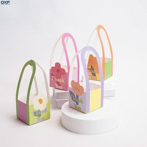 Caja <span class=keywords><strong>de</strong></span> Regalo para Flores del Día <span class=keywords><strong>de</strong></span> San Valentín, Materiales para Envolver Ramos Florales, Caja Pequeña para Regalos Florales, Caja para Empacar Chocolates - Product Image 1