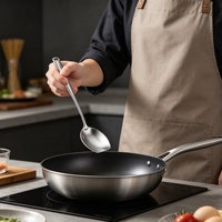Spatule en acier inoxydable 304, ustensile de cuisine multifonctionnel pour la maison, mini ustensile de cuisson extérieur, ensemble d'ustensiles durables