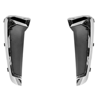 Accesorios para Auto, Kit de Carrocería para Parachoques Delantero, Placa Lateral Plateada/Negra para BMW Serie X6 F16 Modificado a X6M 2014-2019
