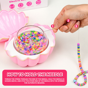 Ks Cô Gái Tự Làm Hạt Điện Spinner Máy Dệt Đồ Chơi Nghệ Thuật Sáng Tạo Và Thủ Công Đồ Trang Sức Làm Bộ Dụng Cụ Tự Làm Vòng Đeo Tay Nhà Sản Xuất Hạt Đồ Chơi - Product Image 5