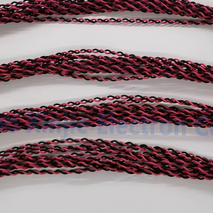 Faisceau de câblage torsadé vert personnalisé avec bornier, assemblage de câbles torsadés rouge-noir pour équipement de contrôle industriel - Product Image 4
