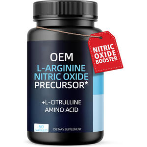 Suppléments OEM de L-Arginine pour l'amélioration de la fonction masculine Suppléments sportifs Produit de nutrition Capsules de plantes végétariennes - Product Image 1