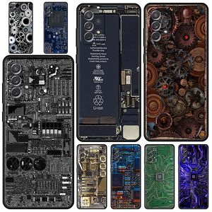 Funda de teléfono con placa de circuito interior para <span class=keywords><strong>Samsung</strong></span> A51 <span class=keywords><strong>A71</strong></span> A21S A12 A11 A31 A52 A41 A32 A23 A33 A53 A73 A03S A13 5G - Product Image 1