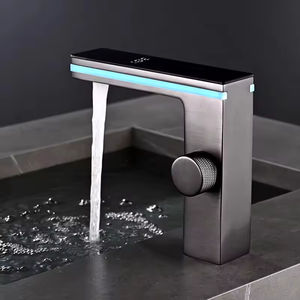 Robinet de lavabo moderne avec affichage de la température LED, robinet de lavabo de salle de bain, mélangeur d'<span class=keywords><strong>eau</strong></span> <span class=keywords><strong>chaude</strong></span> et froide, robinet de lavabo - Product Image 5