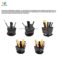 Système de tir de feux d'artifice froids d'intérieur à télécommande 8 canaux AC 110V-240V