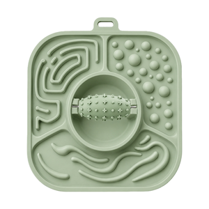 3 in 1 Silicone Dog Slow Feeder Bowl Lick <b>Mat</b> Interactive Pet Enrichment Toy With Suction - Product Image 6