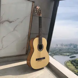 Guitare classique en vogue <span class=keywords><strong>de</strong></span> chine hipatti 39 pouces, Top en épicéa Okoume, <span class=keywords><strong>Instruments</strong></span> <span class=keywords><strong>de</strong></span> <span class=keywords><strong>musique</strong></span> à vendre - Product Image 4