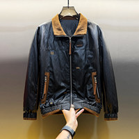 Veste Courte Homme Printemps 2026 Nouvelle Collection Col Montant avec Fermeture Éclair et Poches – Vêtement de Travail