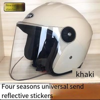 Casque de moto bleu clair personnalisé en usine Peut également être 3/4 Casque de vélo et casques de moto Sécurité
