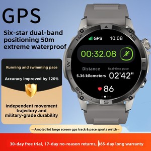 Reloj Deportivo con GPS Beidou para Correr/Ciclismo, Monitor de Frecuencia Cardíaca, Cadencia, Oxígeno en Sangre, Resistente al Agua, para Hombres y Mujeres, Montañismo - Product Image 5