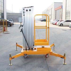 Plateforme élévatrice verticale électrique 4-10m, machine de levage à mât, plateforme élévatrice hydraulique portable en aluminium pour le levage de personnes - Product Image 6