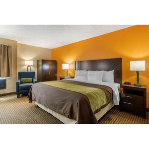 Sonesta Essential Commercial Hotel Furniture Solid Wood Five Star Wood Hotel Project Quality Standard Hotel Bed for Project - Product Image 2