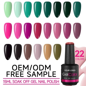 Gel de Color de Fórmula Estable de 15 ml, Efecto Duradero, Sin Grietas, Marca Privada OEM, Directo de Fábrica, Esmalte de Uñas en Gel - Product Image 1