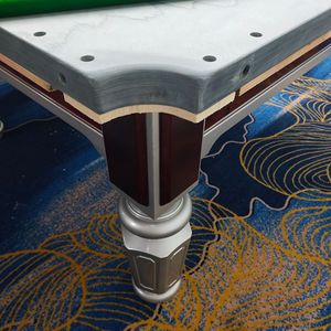 Mesa de Snooker Inglesa con Marco de Roble, Patas de Metal, Duradera, Tamaño Estándar, para Uso en Sala de Billar - Product Image 3