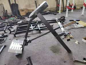 Appareil de <span class=keywords><strong>musculation</strong></span> à domicile pour exercices dorsaux, machine à ramer avec support de poitrine réglable, barre en T pour ramer - Product Image 4