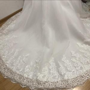 Wedding Dress Off The Shoulder Sweetheart Neckline Lace Train Vintage Style Bridal Gown For Wedding Beach Outdoor Hotel - Product Image 4