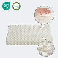 Prix d'usine, faible MOQ, oreiller en mousse à mémoire de forme, oreiller cervical en forme de B pour toutes les positions de sommeil, oreillers de lit pour la maison/l'hôtel/l'hôpital