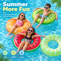 Neuartiger aufblasbarer Schwimmring aus verdicktem PVC, Schwimmreifen, Wasserspielzeug für Kinder und Erwachsene, Sommer, Strand, Poolparty