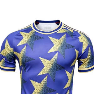 <span class=keywords><strong>Camiseta</strong></span> de Fútbol Personalizada 2026, Color Azul Pampas, Grado Maestro, Diseño Degradado Albiceleste, Alta Fidelidad - Product Image 2
