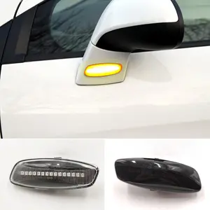 Untuk Citroen C4 Picasso C3 C5 DS4 Peugeot 308 207 3008 5008 LED lampu sinyal belok dinamis mobil lampu tanda bahaya