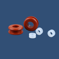 Passe-fils en silicone non conducteur UL, bouchon d'étanchéité en caoutchouc NBR EPDM avec trou, pièces en caoutchouc FKM moulées sur mesure résistantes à la chaleur