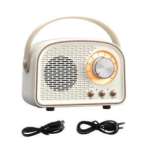Altoparlante Bluetooth Wireless Retrò DW21 Mini, Subwoofer Stereo Classico per Home Theatre, per Palcoscenico e Decorazioni Esterne - Product Image 3