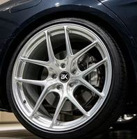 Jantes forgées KW 5x120.65 pour Chevrolet Corvette C7 C6 C8 C5 ZR1 Z06 18 19 20 pouces, finition argent brossé, jantes en alliage personnalisées