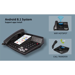 Smartphone LTE 4G con Telefono Fisso Wireless, Android 8.1 Deca Core, Videocitofono Universale per Anziani con SIM 4G e WIFI - Product Image 6